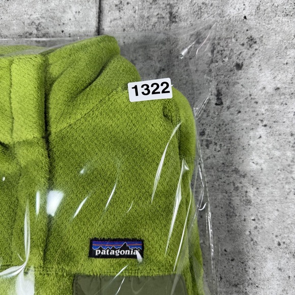 Patagonia Jacket Womens Small Green Fleece Snap Pullover Collared Pockets Warm - Picture 7 of 7